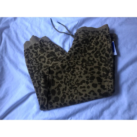 Joy Lab Women’s Jogger Pants Green Army Cheetah size XS - Picture 1 of 9